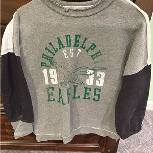 Gray and Black Eagles Sweatshirt